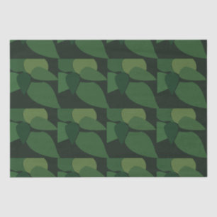 Green Leaves Botanical Tissue Paper