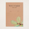 Green Leaves Branch Earring Display Card