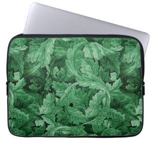 Green Leaves (by William Morris) Laptop Sleeve