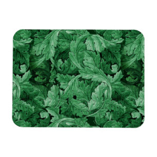 Green Leaves (by William Morris) Magnet