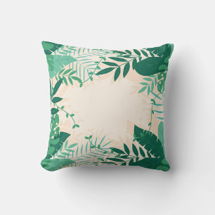 Green Leaves Cushion