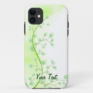 Green Leaves - Customise iPhone 11 Case