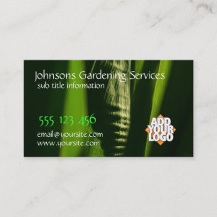 Green Leaves Garden Services Business Card