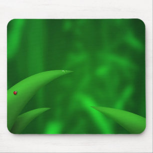 Green Leaves in the Jungle Mouse Mat