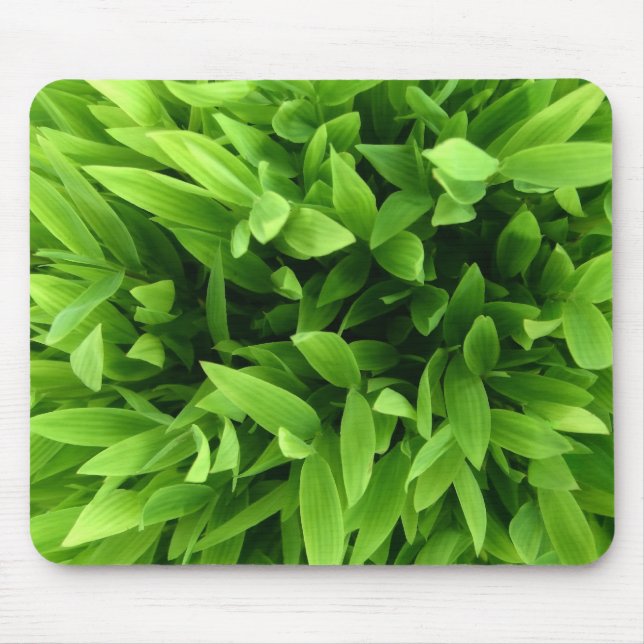 Green Leaves mousepad (Front)