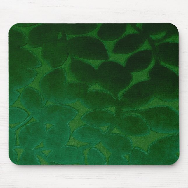 Green Leaves Mousepad (Front)