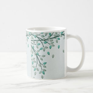 Green Leaves Nature Coffee Mug Cup