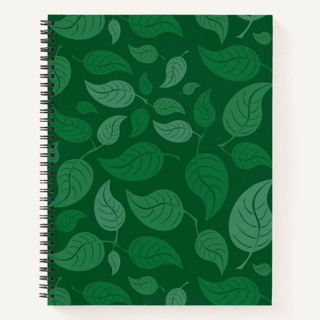 Green leaves notebook (Front)