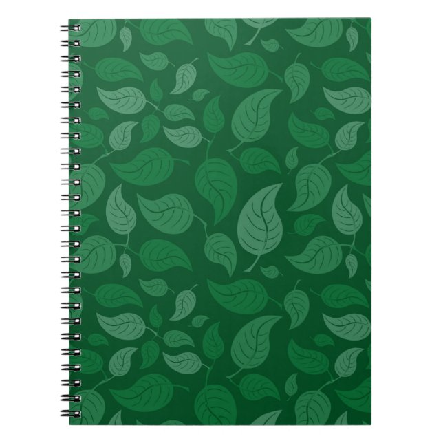 Green leaves notebook (Front)