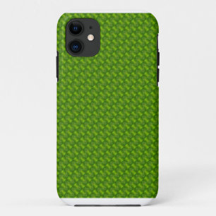 Green leaves pattern iPhone 11 case