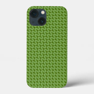 Green leaves pattern iPhone 13 mini case