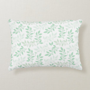 Green Leaves pattern Decorative Cushion