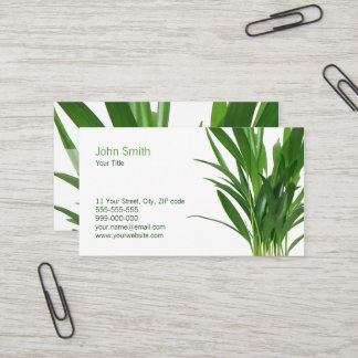 Green Leaves Plant business card