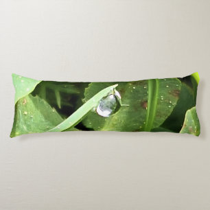 Green Leaves Romania - Botanical Foliage Wall Art Body Cushion