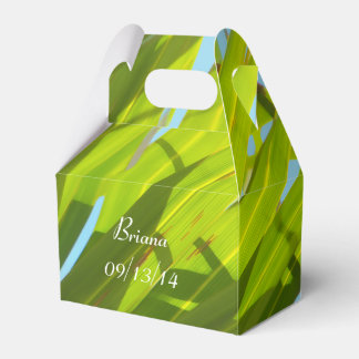 Green Leaves, Sunlight and Blue Sky Favour Box