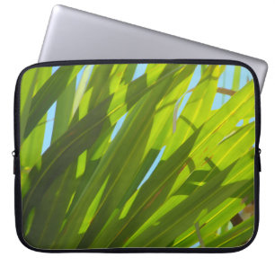 Green Leaves, Sunlight and Blue Sky Laptop Sleeve