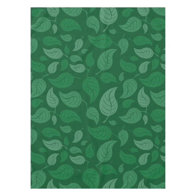 Green leaves tablecloth (Front)