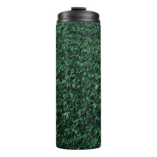 Green leaves thermal tumbler