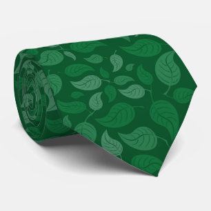 Green leaves tie