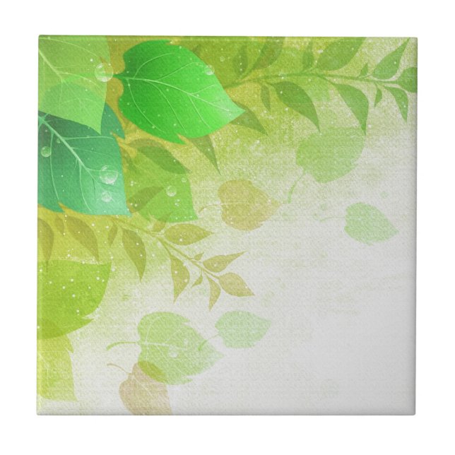 green leaves tile (Front)