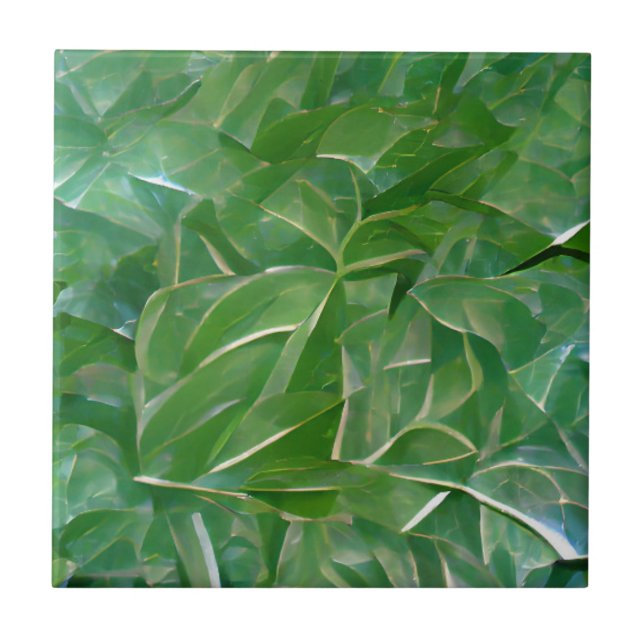 Green leaves  tile (Front)