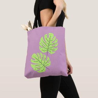 Green Leaves Tote Bag 