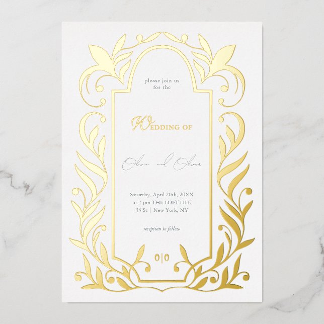 Green Leaves Wedding (Front)