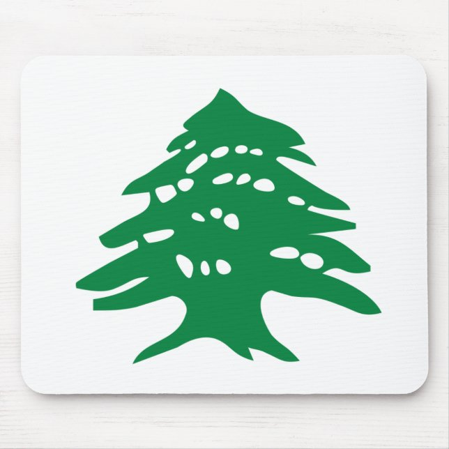 Green Lebanon Cedar Mouse Mat (Front)