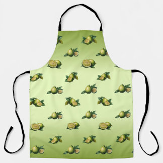 Green lemon apron