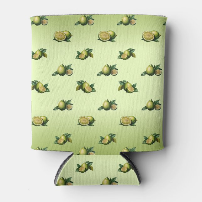 Green lemon can cooler (Front)