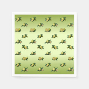 Green lemon napkin
