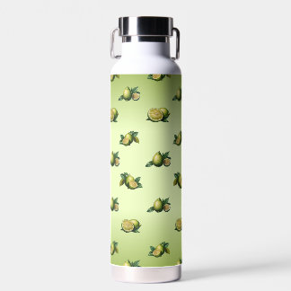 Green lemon water bottle