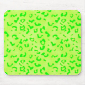 Green Leopard Mouse Mat