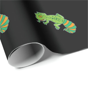 Green Leopardgecko Wrapping Paper