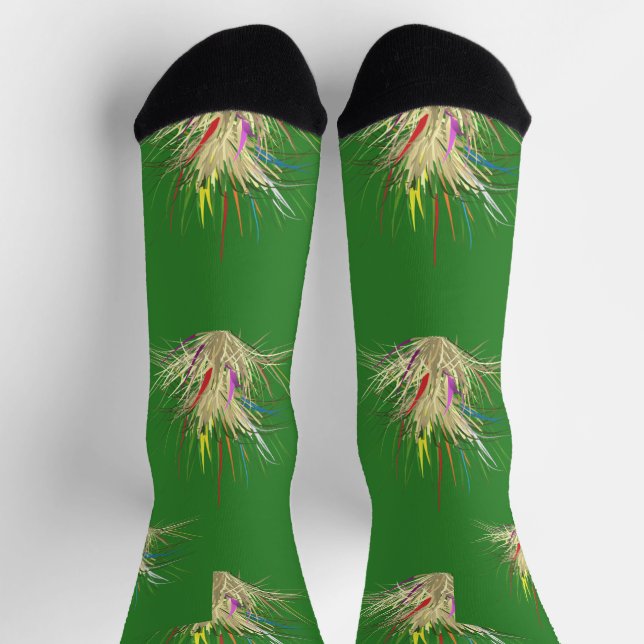 Green lets you be seen as natural socks (Top)