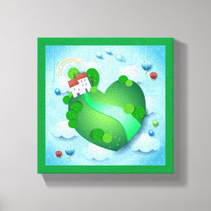 Green Life  Canvas Print