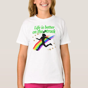 GREEN LIFE IS BETTER ON THE TRACK DESIGN T-Shirt