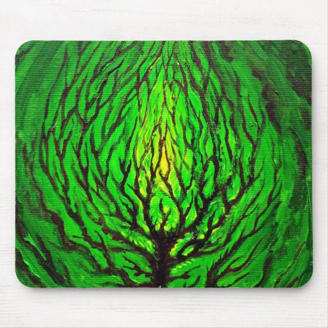 Green life mouse mat (Front)
