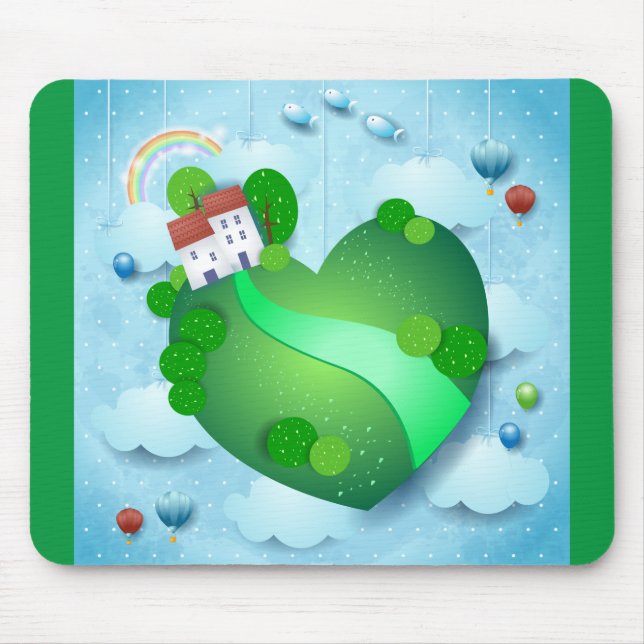 Green Life Mouse Mat (Front)