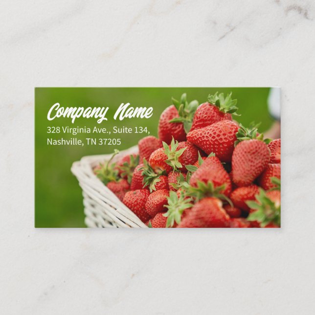 Green Lifestyle Healthy Life Business Card (Front)