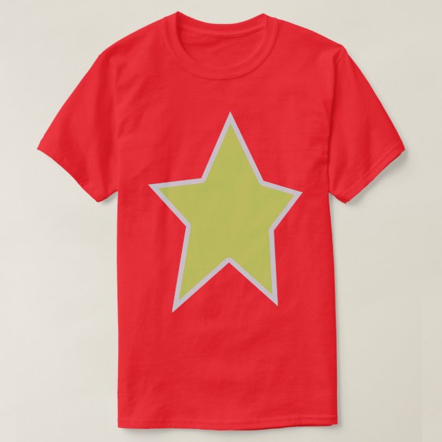 Green Light Blue Out Line Graphic T-Shirt (Design Front)