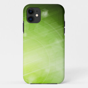 Green light design in hi-tech style iPhone 11 case