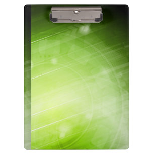Green light design in hi-tech style clipboard