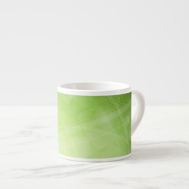 Green light design in hi-tech style espresso cup (Front Right)
