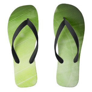 Green light design in hi-tech style flip flops