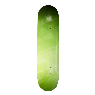 Green light design in hi-tech style skateboard
