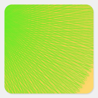 green light  green colour shine upon you square sticker