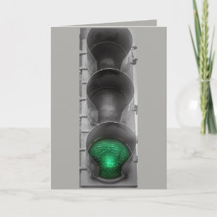 Green LIght Greeting Card