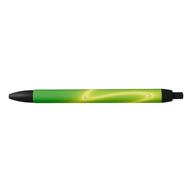 Green Lightning Black Ink Pen (Front)