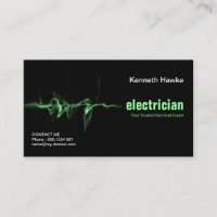 Green Lightning Electrical Strike Electrician